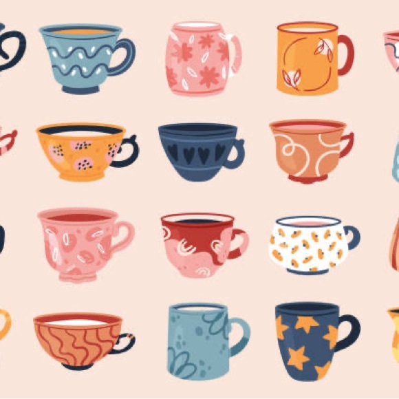 Set of three modern style, Gibson tea, mugs - Picture 5 of 17